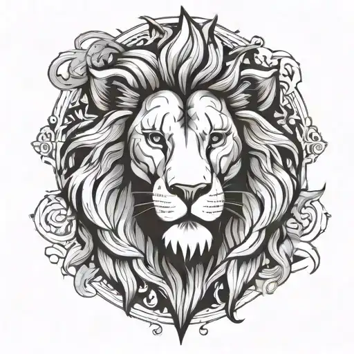 Spiritual Lion Head