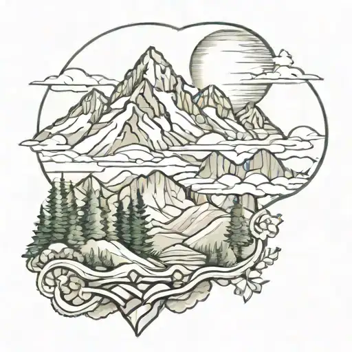 Digital Colorado Mountains