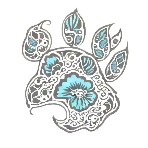 Dog Paw Print