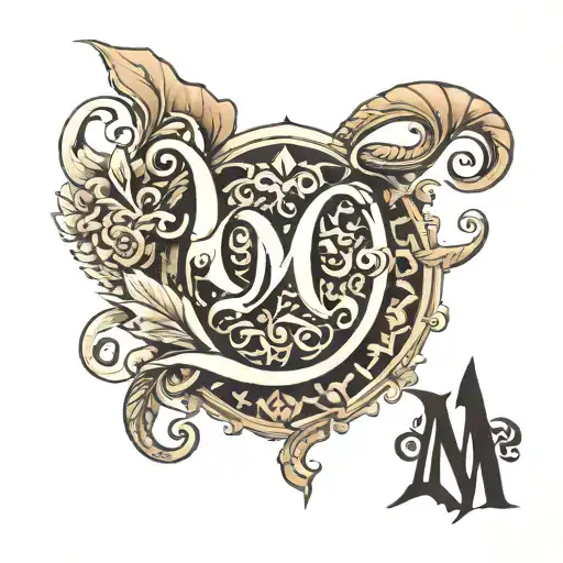 Tauras Sign With Word M' And S In It