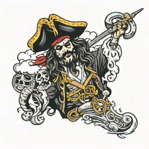 Pirate Theme Arm Sleeve
