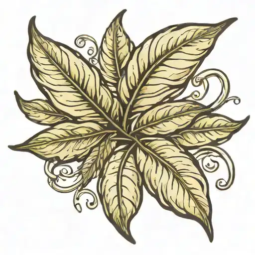 Laurel Leaf Intertwined