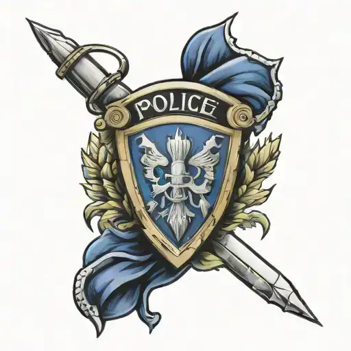 Police Shield Army Scotland