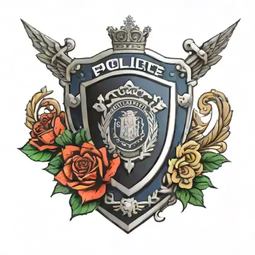 Police Shield Army Scotland