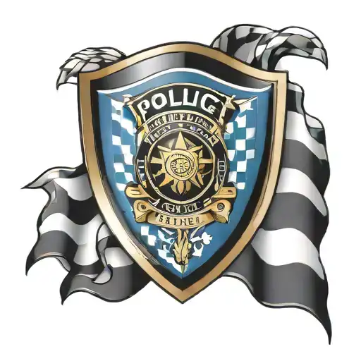 Police Shield Army Tartan