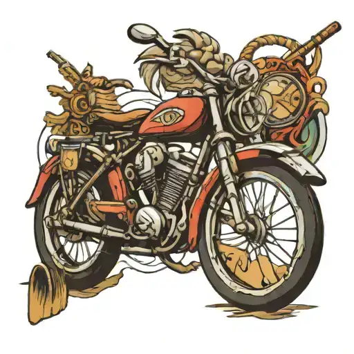 Bike With Fishing Rod