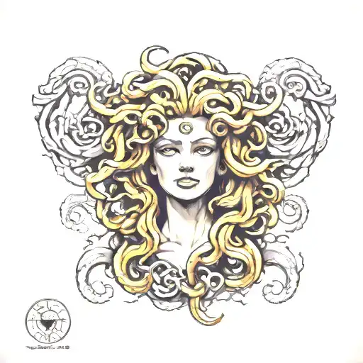 Medusa Turning Into Stone