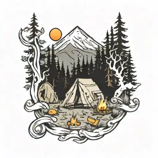 Camping Scene