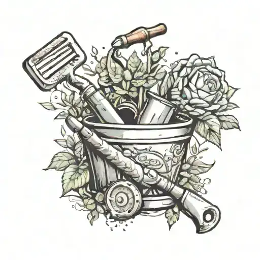 Gardening Tools And Plant Growing