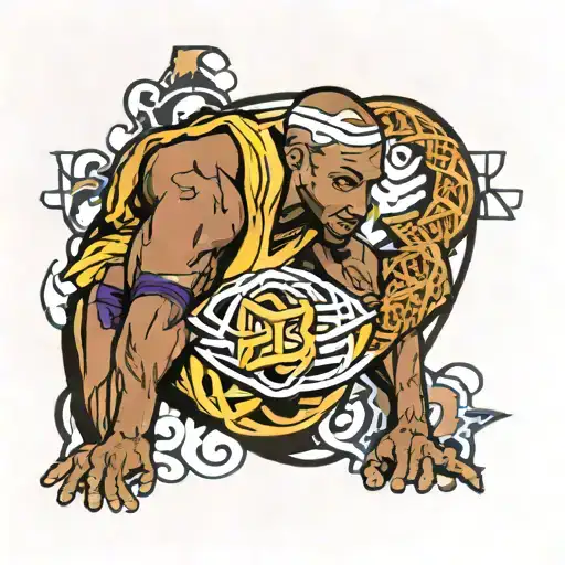Kobe Bryant Symbol Intertwined