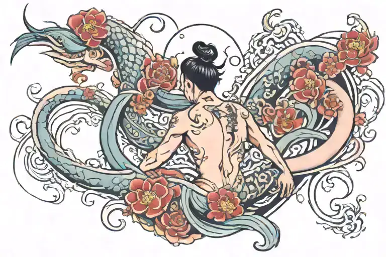 Japanese Aquarius Full Back