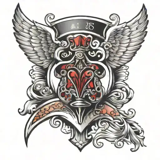 Ace Spades And Angel Wings