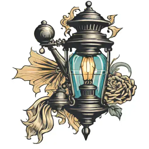 Sunrays And Lamp Health Money Energy Waves Merging