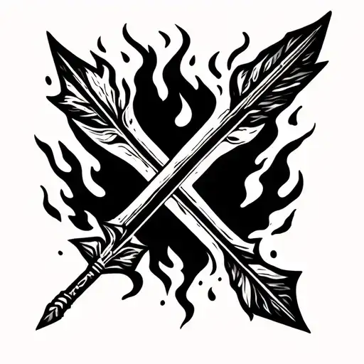 Arrow Across The Fire