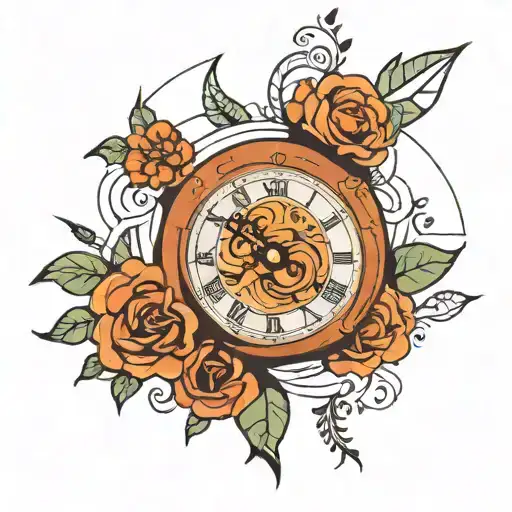 Minimalist Clock Face