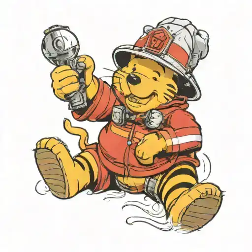Winnie The Pooh Firefighter