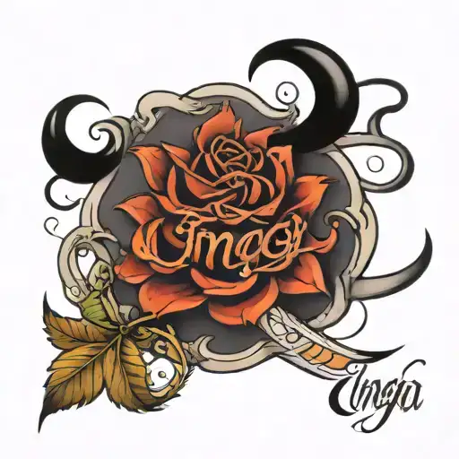 Inga Forever Written In Script