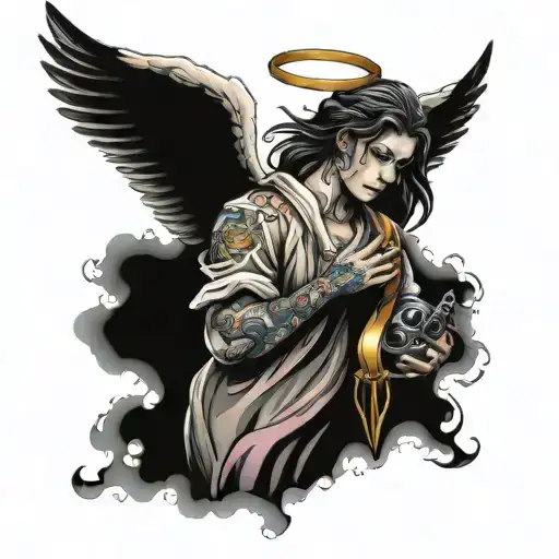 Angel Holding Planes