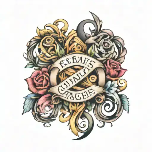 Kids Names Intertwined