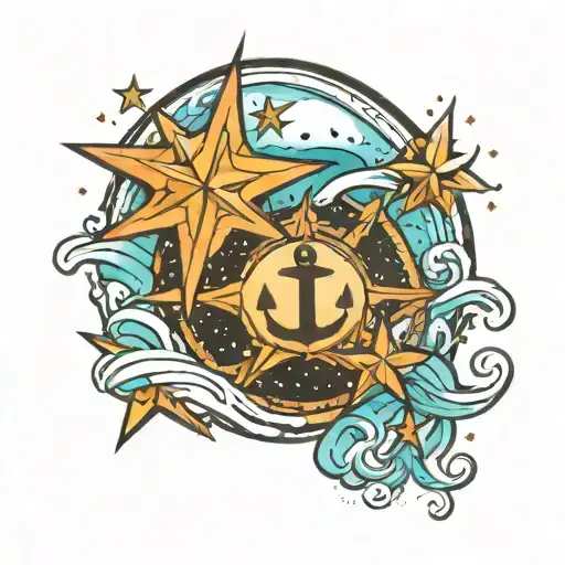 Stars Against The Ocean