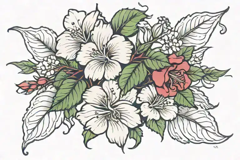 Rose Of Sharon Vines Winding