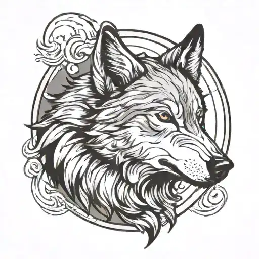 Wolf Howling At The Moon