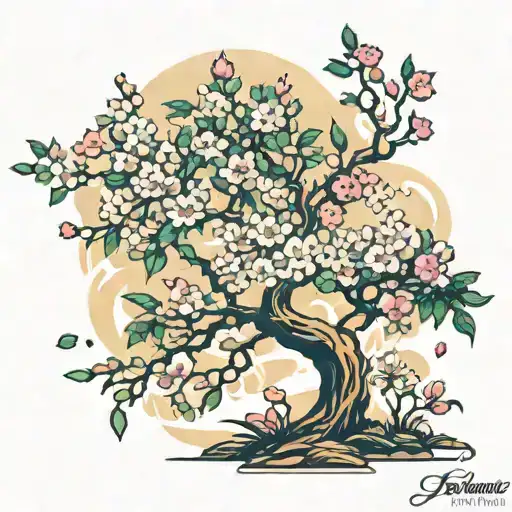 Flowering Tree Growing