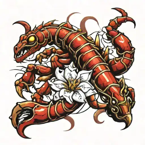 Scorpio Tattoo Sketch