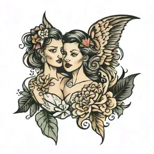 Family Wife Teacher 2 Daughters Chochler Implant