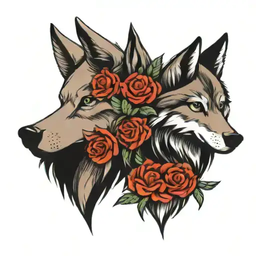 Two Wolf One Innocent And One Wild