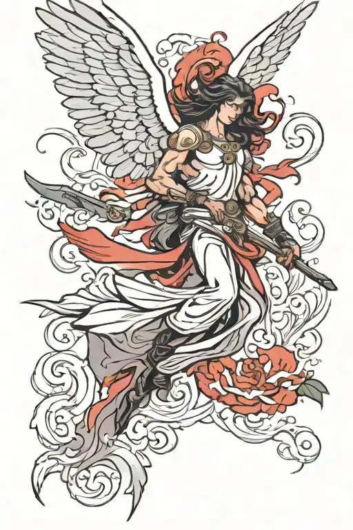 Angel Gabriel Fighting