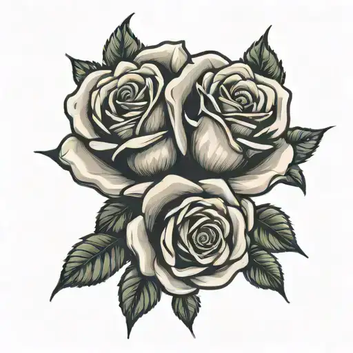 Roses Mother Holding Hands