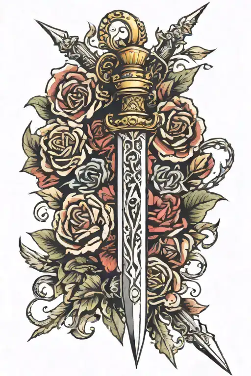 Dagger Sword Wrapped