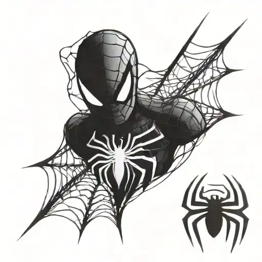 Spiderman With Spider Webs