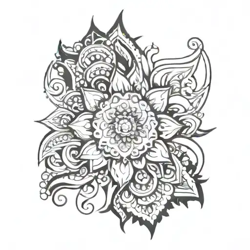 Mandala Incorporating Circle