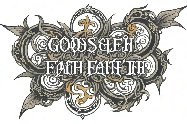 Gods Faith Written In Form