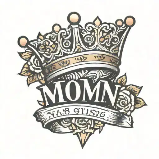 Crown With Moms Name Allyssa