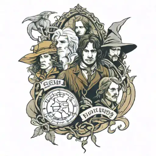 The Characters Of The Fellowship Of The Ring From The Movie Lord Of The Rings