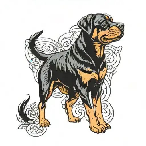 Rottweiler Surrounded