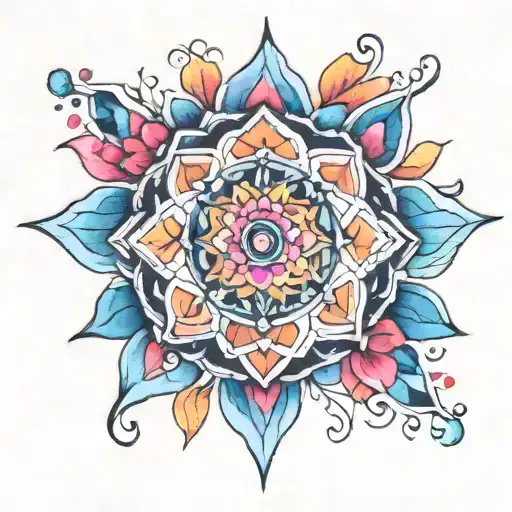 Watercolor Mandala