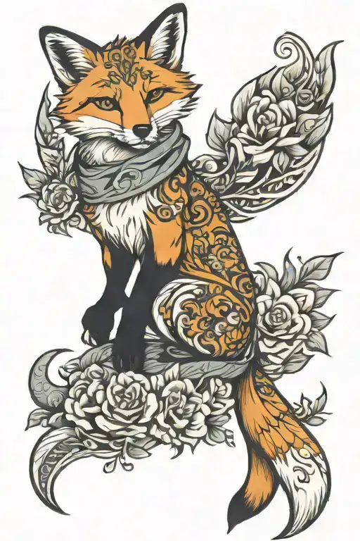 Leicester Fox Wrapped Around Arm Sleeve