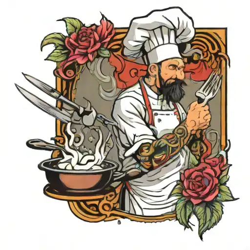 Chef Cooking