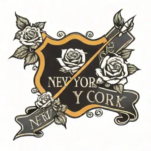 New-york City Rose Street Sign