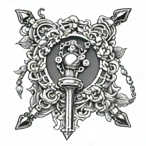 Rosary Wrapped Around Arm