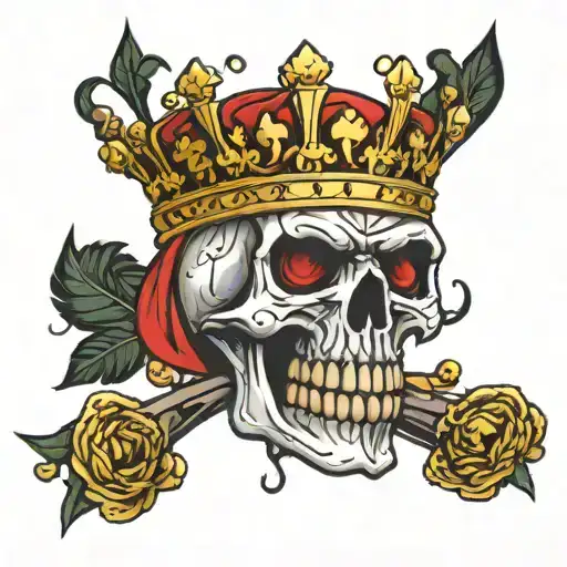 King Skull Tattoo