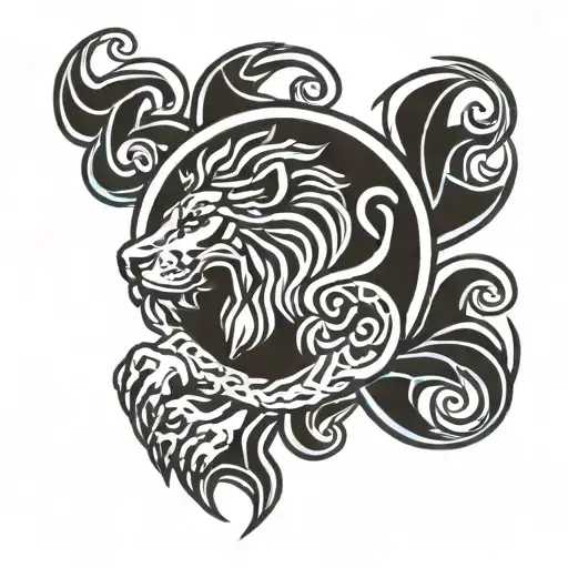 Celtic Lion Paw