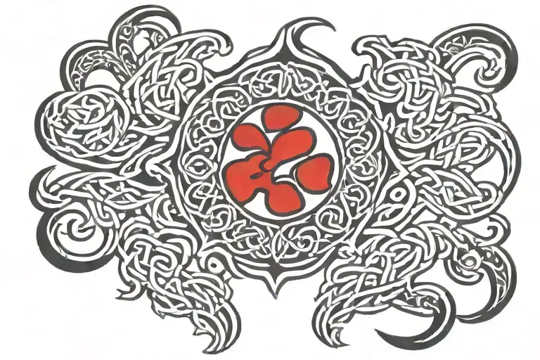 Celtic Lion Paw