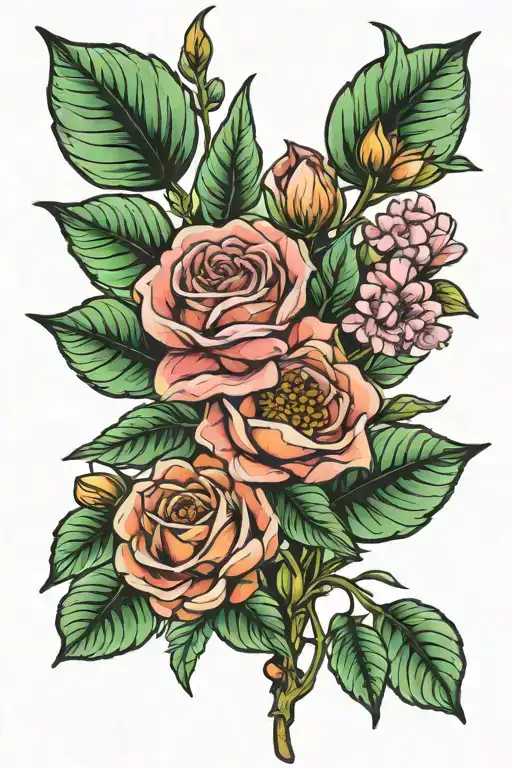 Birth Flower Bouquet