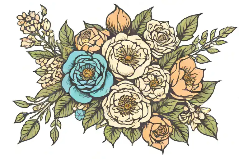 Birth Flower Bouquet