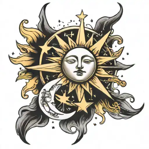 Sun Moon And Star
